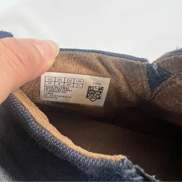 Toms Deia Ankle Booties Womens 10
Blue Suede Zip Stacked Heel Toms Round - Picture 9 of 11